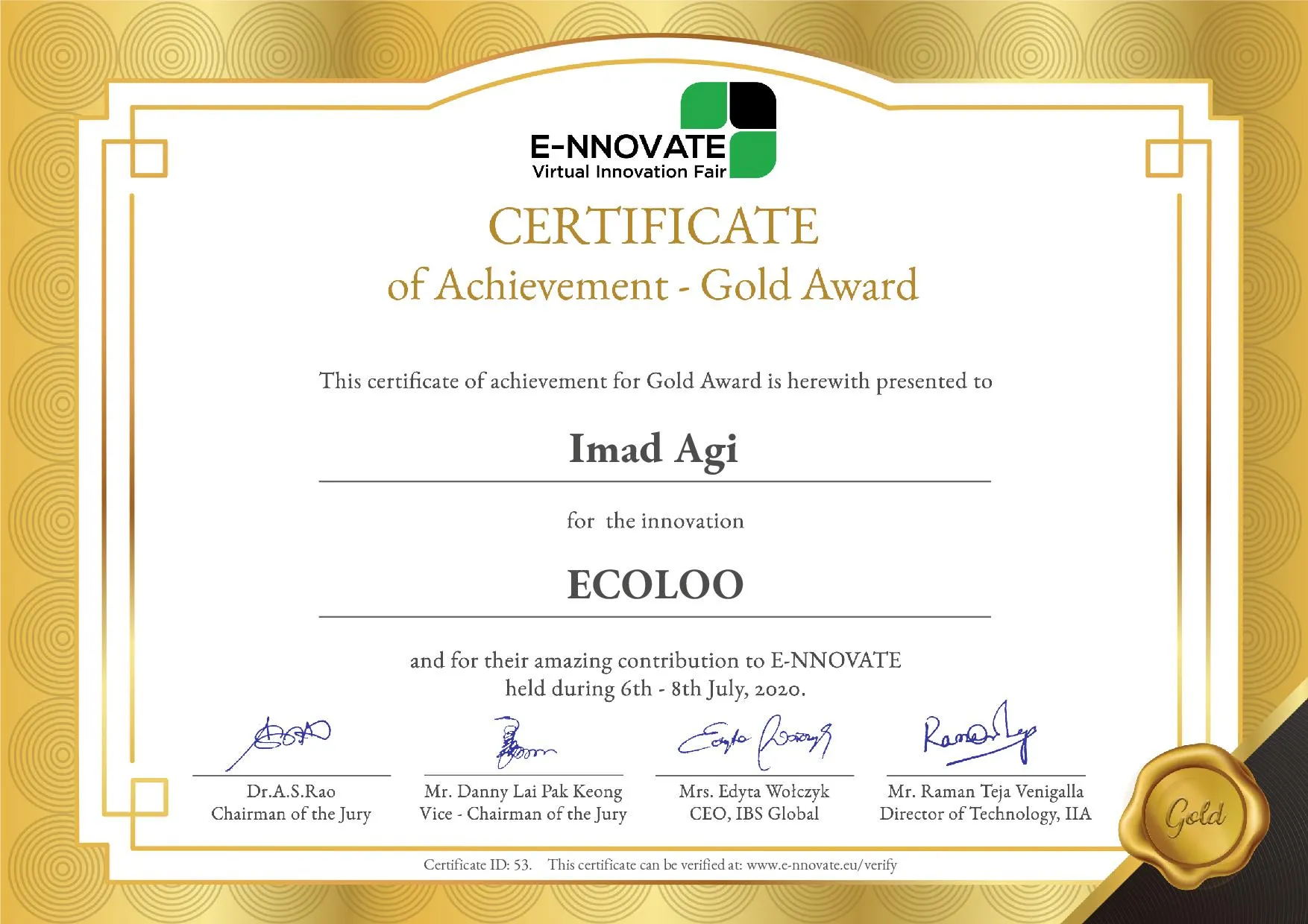 ECOLOO Award: E-nnovate.webp
